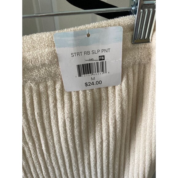 NWT Tranquil & True Women's Pajama Pants Cream Color Medium set - Picture 4 of 6